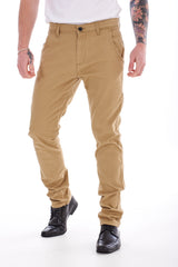 Mens Black Slim Fit Chino Trousers Stretch Cotton Smart Casual Work Pants 30–40 Waist