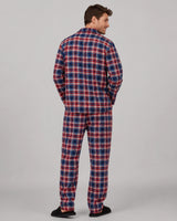 Men’s Cotton Blend Checked Pyjama Set