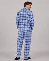 Men’s Cotton Blend Checked Pyjama Set