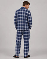 Men’s Cotton Blend Checked Pyjama Set