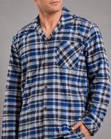 Men’s Cotton Blend Checked Pyjama Set