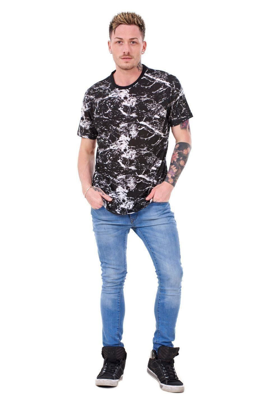 Mens Cotton Viscose T Shirt Printed