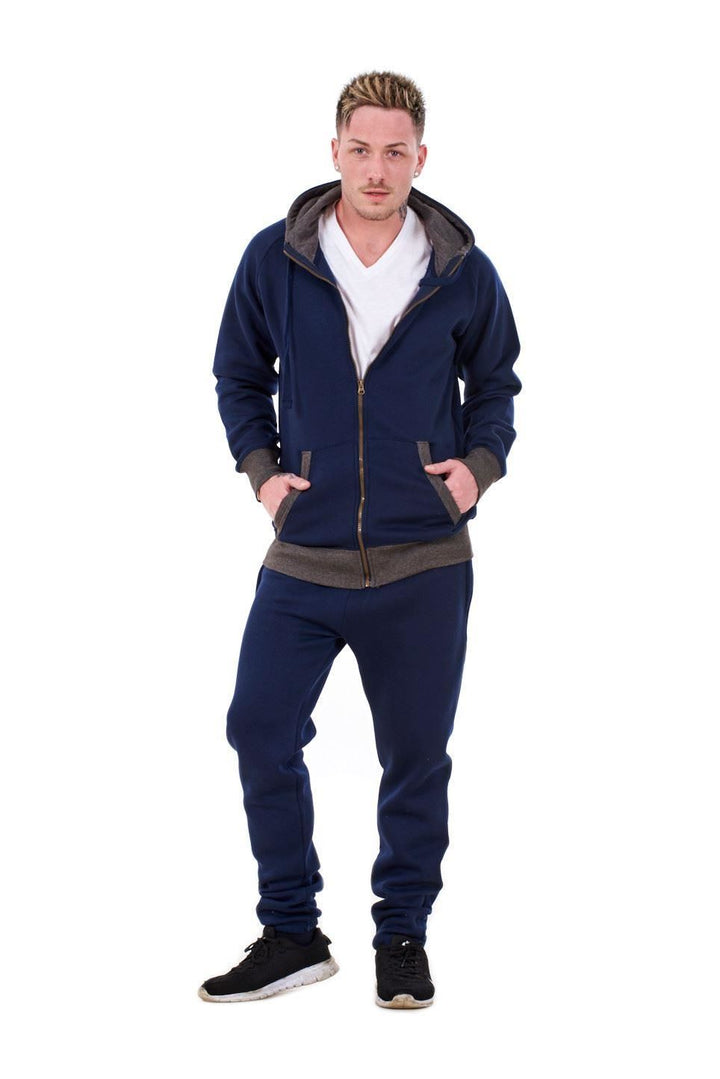 Mens Designer Tracksuit Set Plain