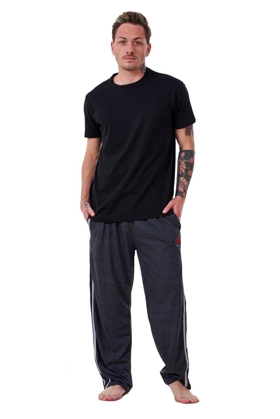 Mens Plain 100% Cotton Pyjama Sets
