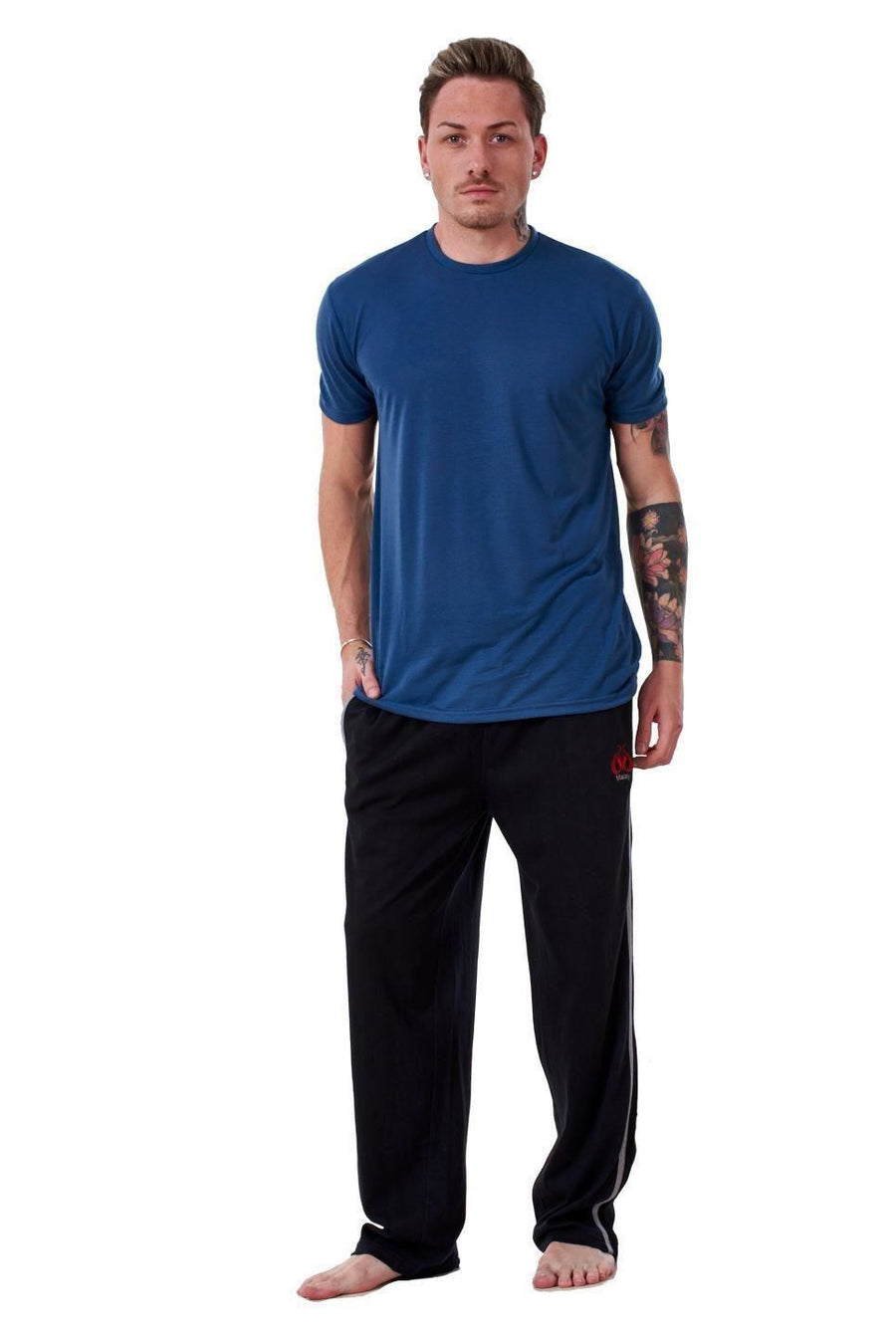 Mens Plain 100% Cotton Pyjama Sets