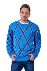 Mens Thick Knit Winter Jumper Casual