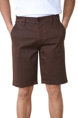 Mens Casual Cotton Chino Shorts Regular Fit