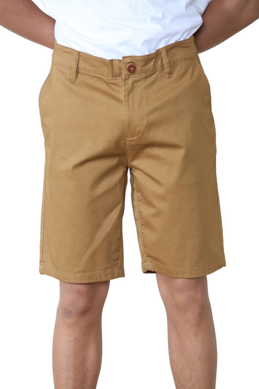 Mens Casual Cotton Chino Shorts Regular Fit