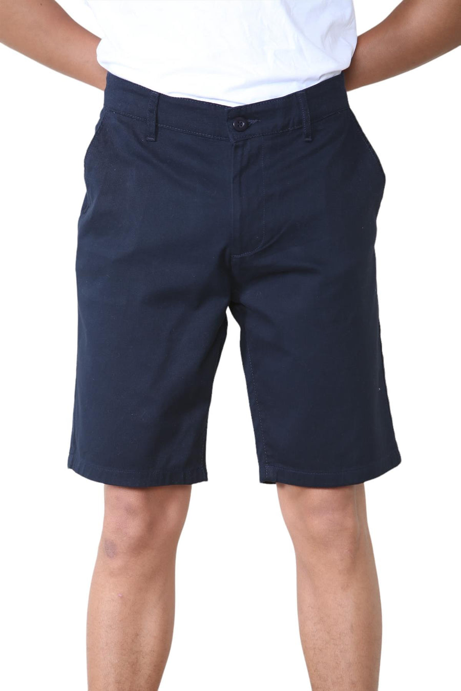 Mens Casual Cotton Chino Shorts Regular Fit
