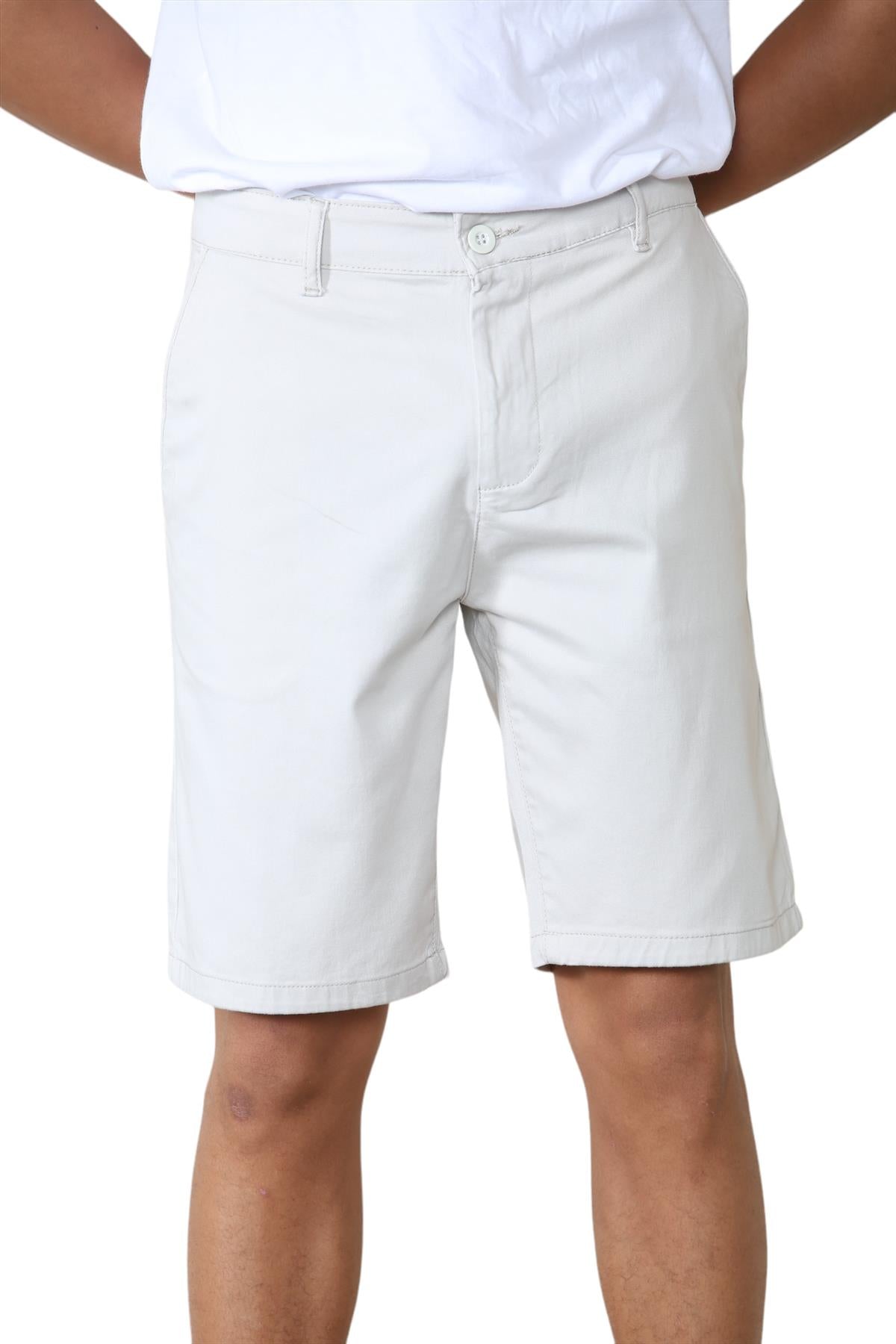 Mens Casual Cotton Chino Shorts Regular Fit