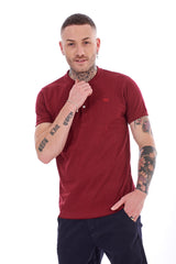 Mens Slim Fit Henley T Shirt Cotton