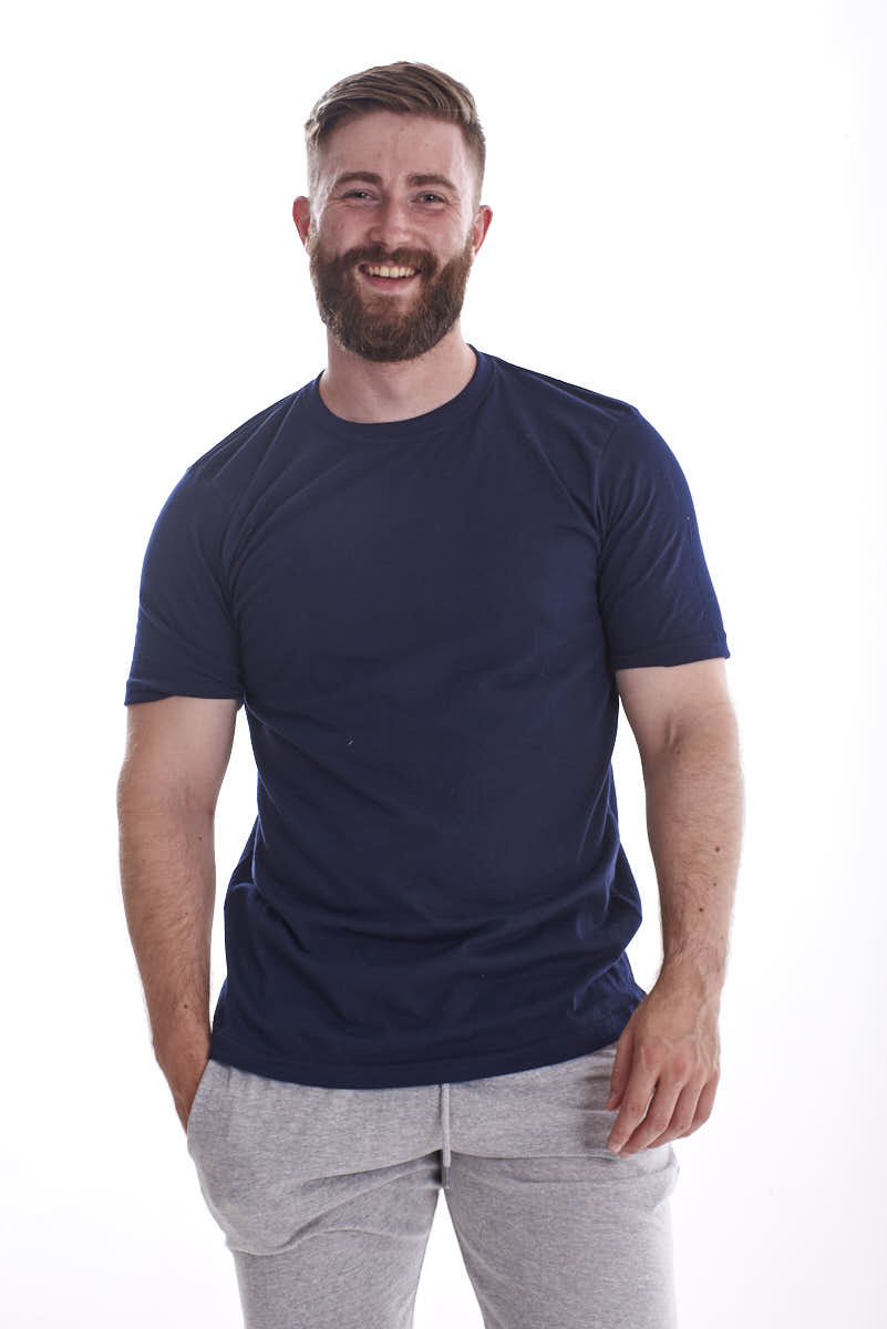 Mens Cotton 3 Pack T Shirts Crew Neck