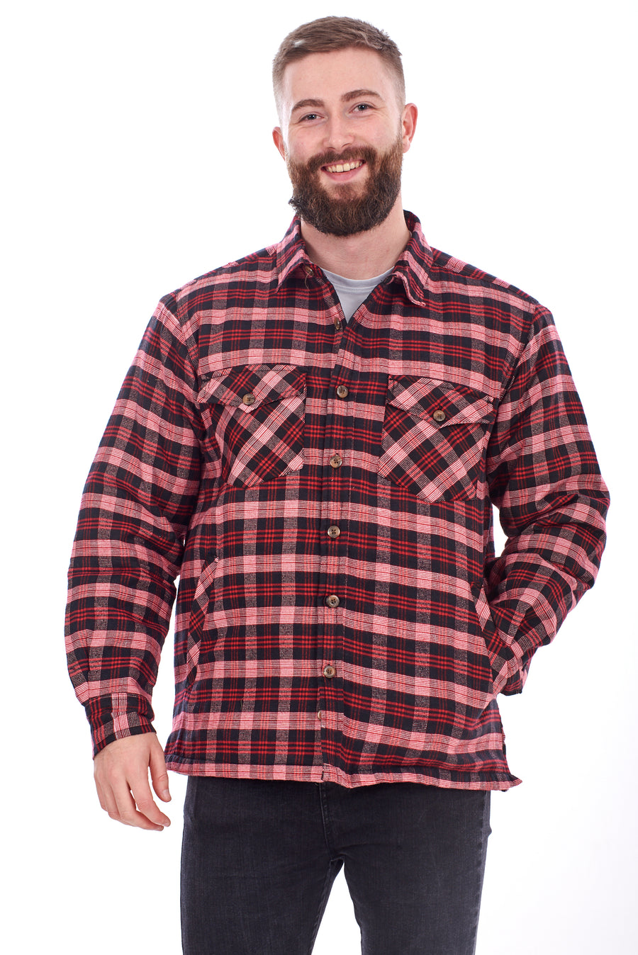 Thick Padded Lumberjack Shirt Jacket