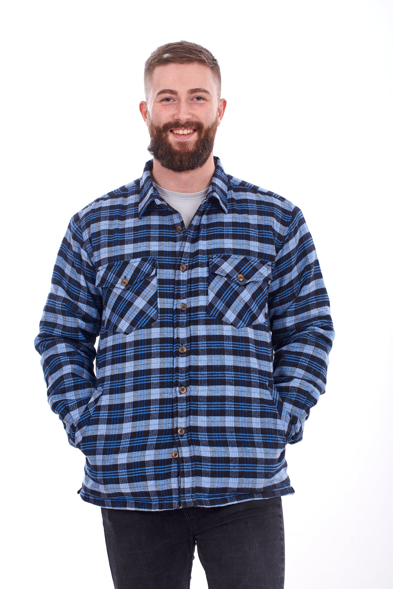 Thick Padded Lumberjack Shirt Jacket