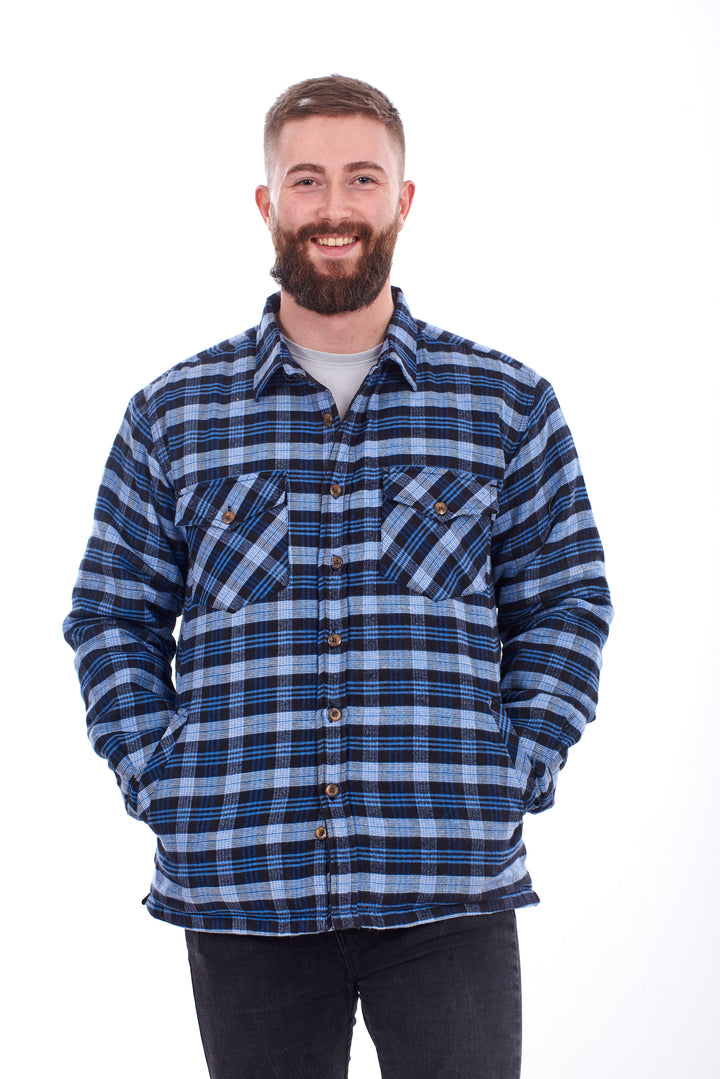 Thick Padded Lumberjack Shirt Jacket