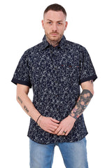 Mens Short Sleeve Collared Shirt