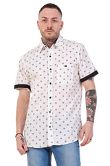 Mens Short Sleeve Collared Shirt
