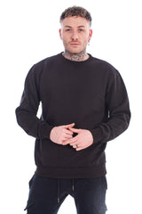 Mens Ribbed Sweatshirt Fleece Lined