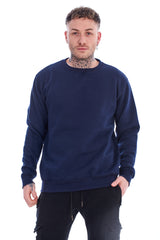 Mens Ribbed Sweatshirt Fleece Lined