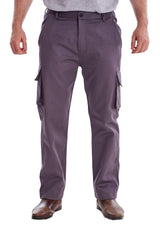 Cargo Work Pants with Elastic Waist