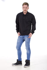 Fleece Lined Zip Up Sweatshirt Mens