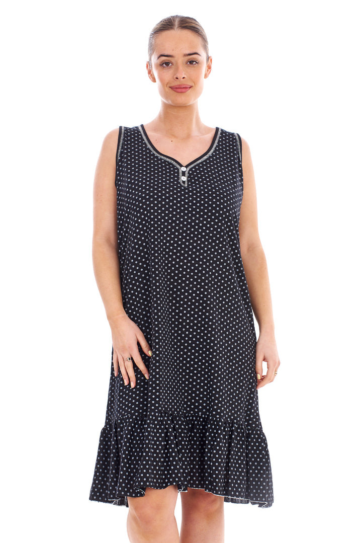 Nighty Dress with Ruffle Skirting