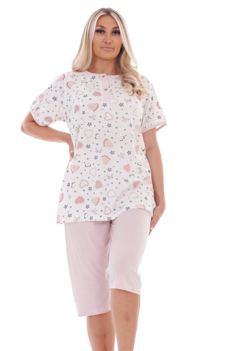 Womens Plus Size Capri PJs