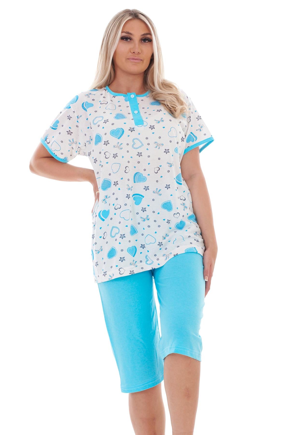 Womens Plus Size Capri PJs
