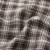 Men’s Check Shirt Short Sleeve Cotton Button Up Plaid Casual Work Shirt M-5XL