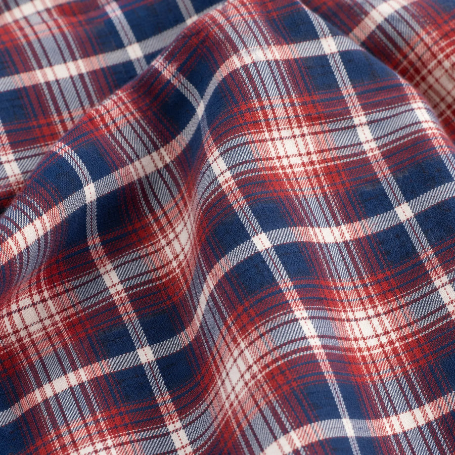 Men’s Check Shirt Short Sleeve Cotton Button Up Plaid Casual Work Shirt M-5XL