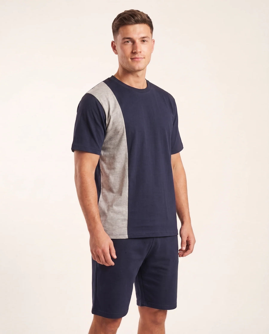 Men’s 2 Piece T-Shirt & Shorts Pyjama Set