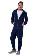 Mens Plain Tracksuit Black Grey Navy