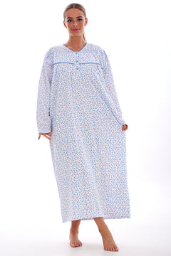 Thermal Cotton Nightdress Long Sleeve
