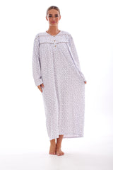 Thermal Cotton Nightdress Long Sleeve