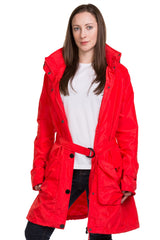 Trench Coat Womens Belted Plain