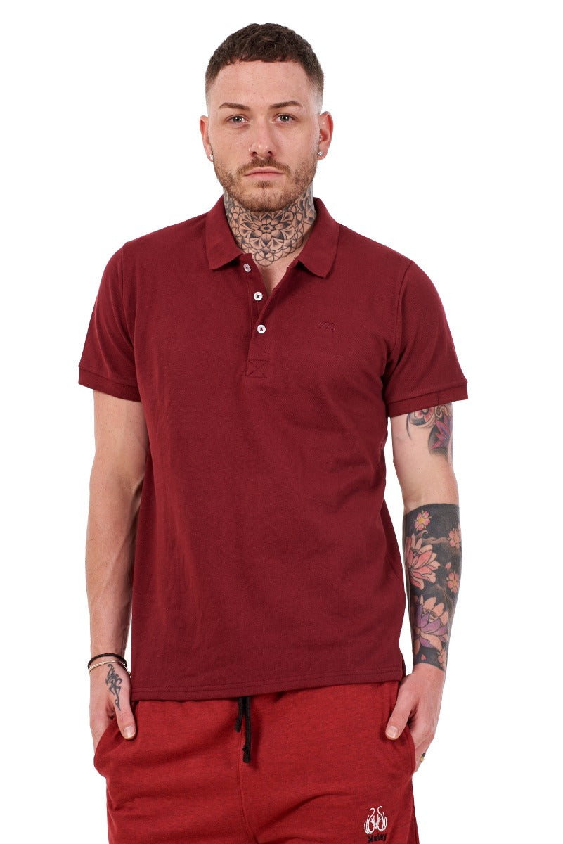 Mens Plain Polo T Shirts Cotton