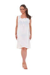 Plain Sleeveless Nightdress Turquoise
