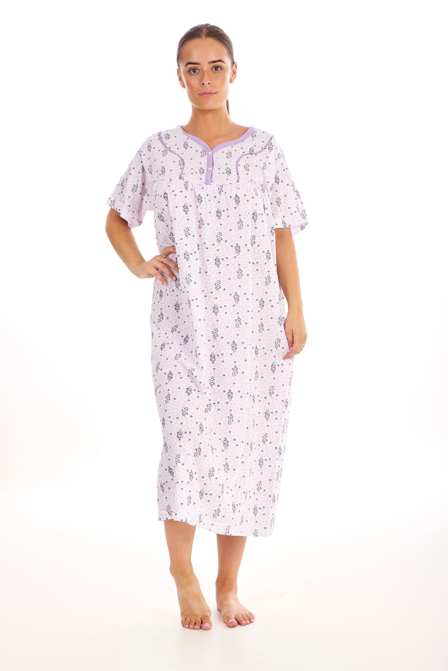 Long Nighties for Ladies Cotton