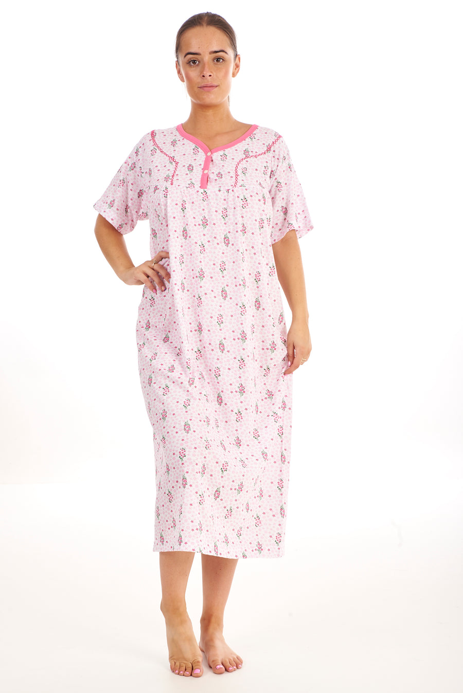 Long Nighties for Ladies Cotton