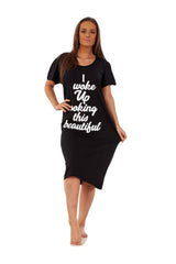 Womens Cotton Nightshirts Printed