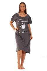Womens Cotton Nightshirts Printed