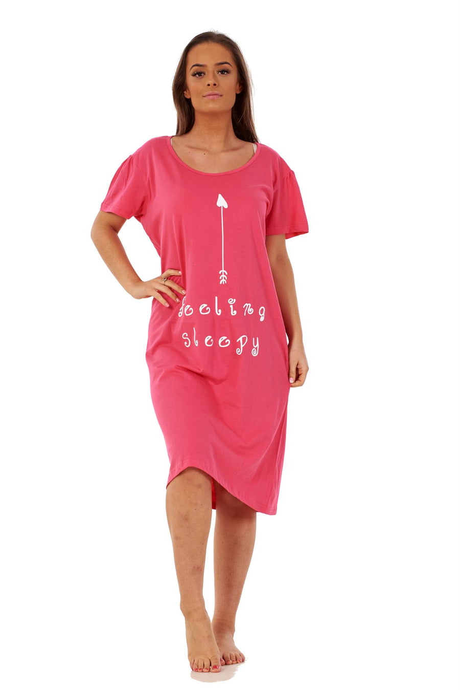 Womens Cotton Nightshirts Printed