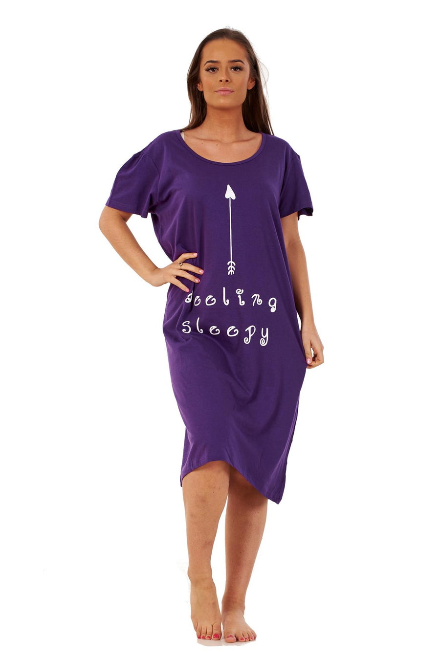 Womens Cotton Nightshirts Printed
