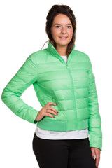 Womens Feather Down Bomber Jacket