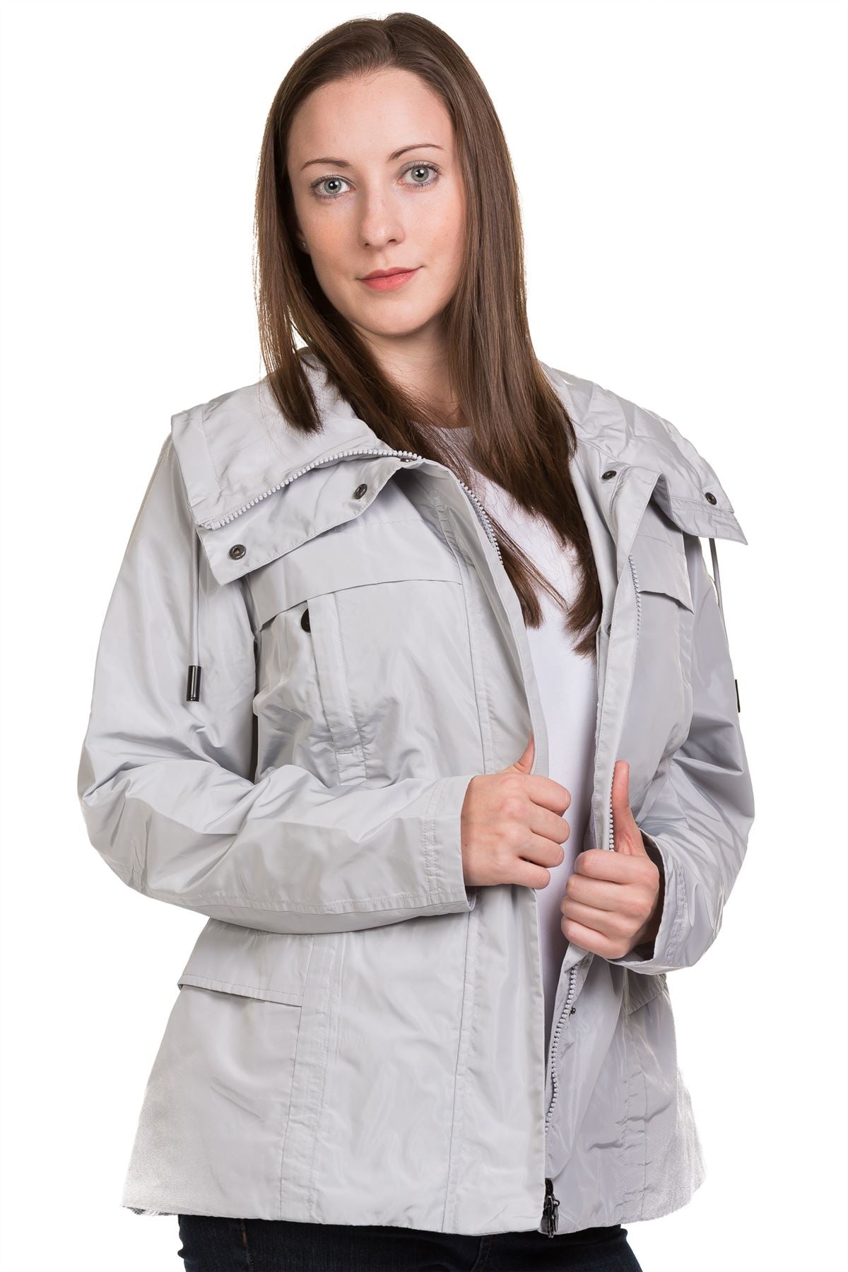 Womens Plain Lightweight Jacket Coat