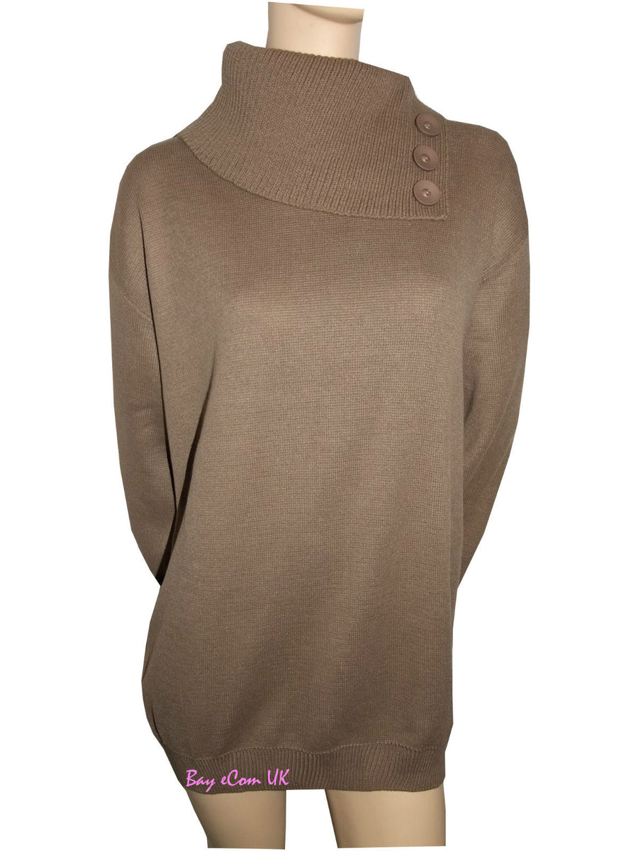 Womens Plus Size Knitted Jumpers
