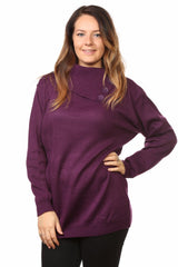 Womens Plus Size Knitted Pullovers
