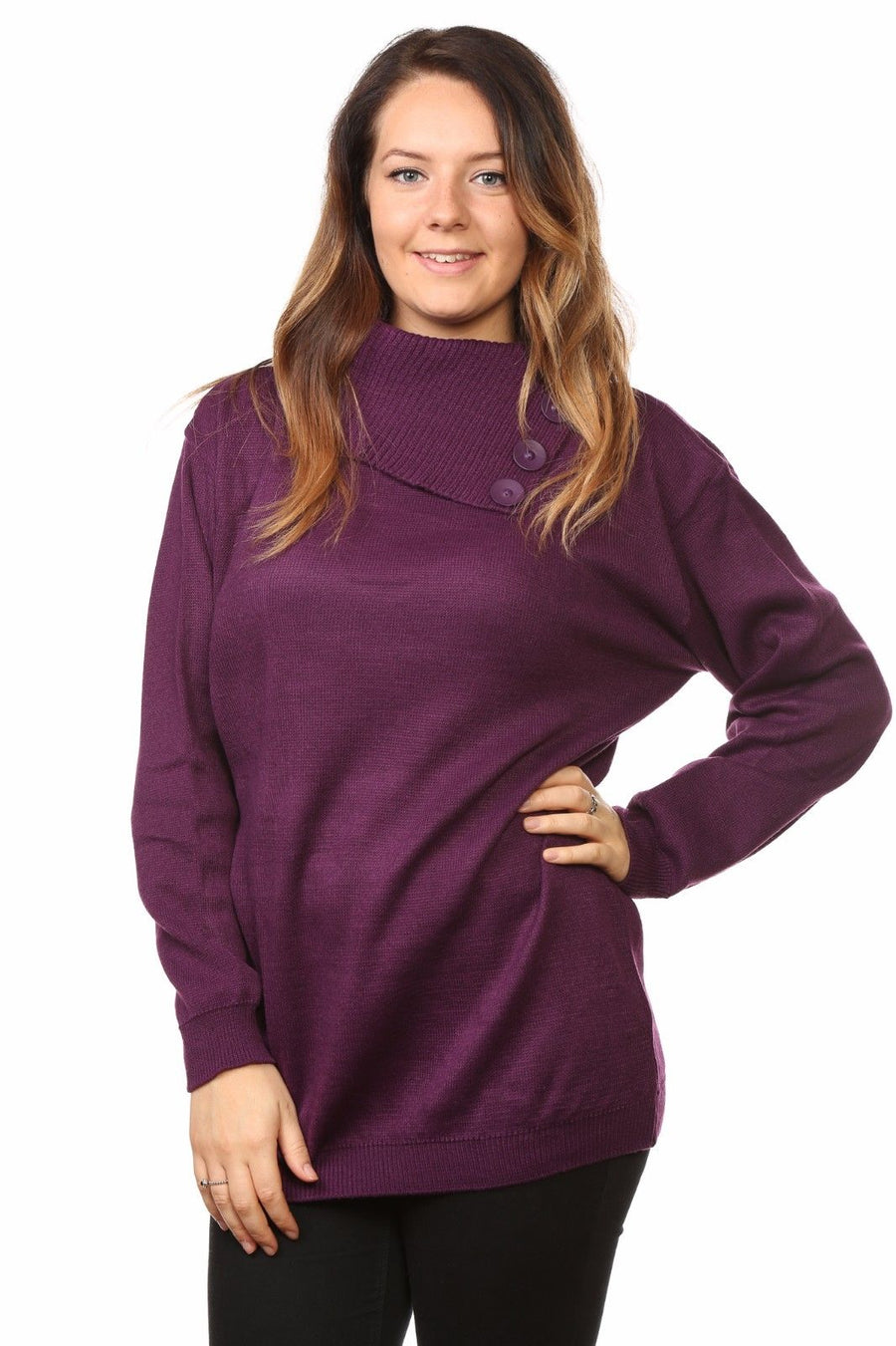 Womens Plus Size Knitted Pullovers