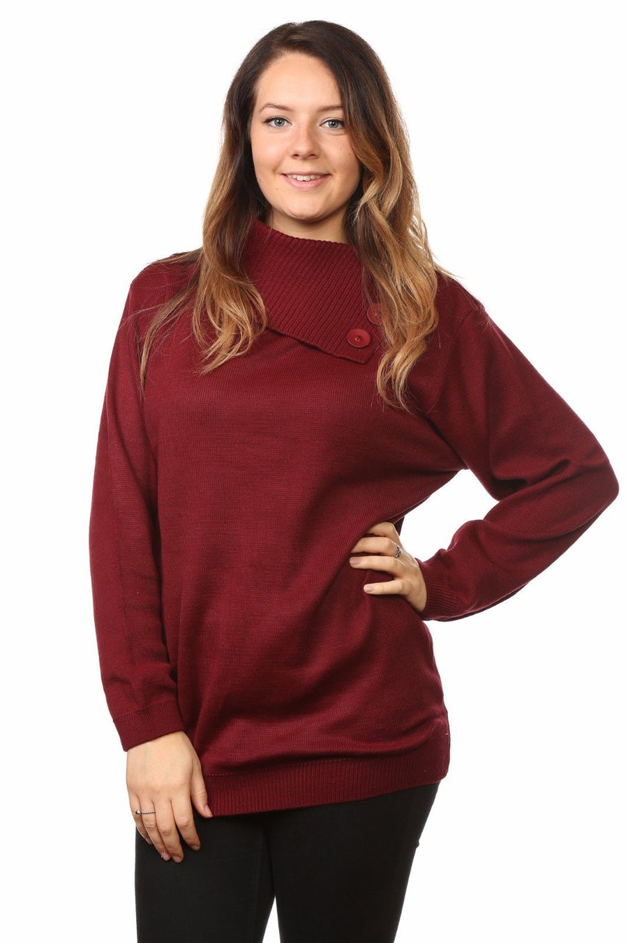 Womens Plus Size Knitted Pullovers