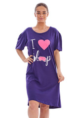 Printed 100% Soft Cotton Nightshirt